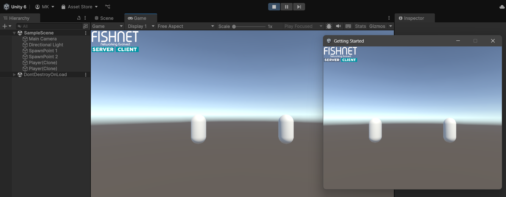 Built Game Connected to Editor